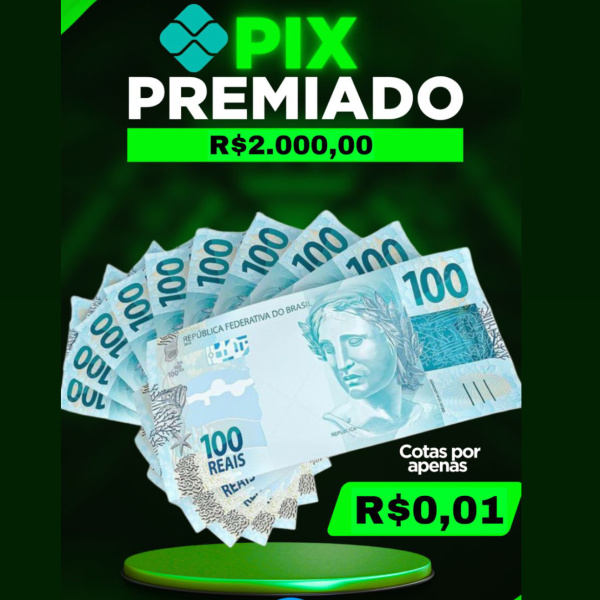 Sorteio de R$2.000,00 no pix